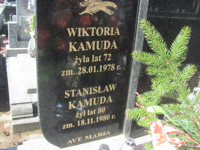 Wiktoria Kamuda 1906 Chobrzany - Grobonet - Wyszukiwarka osób pochowanych