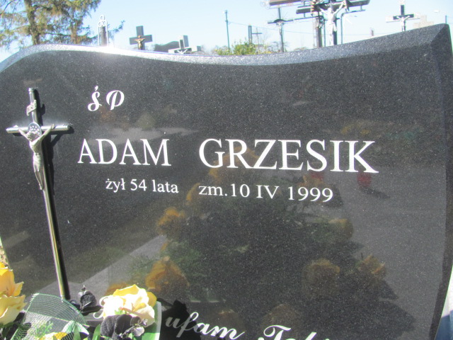 Adam Grzesik 1945 Chobrzany - Grobonet - Wyszukiwarka osób pochowanych