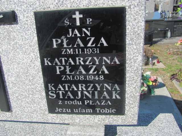 Marianna Płaza 1896 Chobrzany - Grobonet - Wyszukiwarka osób pochowanych