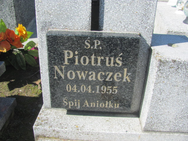 Piotr Nowaczek 1955 Chobrzany - Grobonet - Wyszukiwarka osób pochowanych
