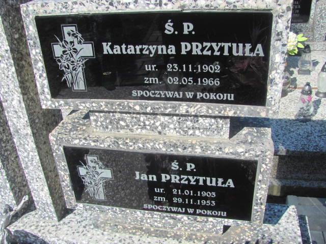 Katarzyna Przytuła 1902 Chobrzany - Grobonet - Wyszukiwarka osób pochowanych