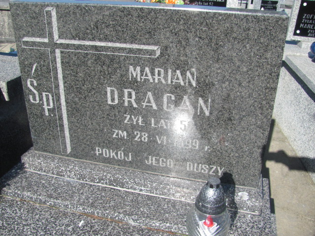 Marian Dragan 1943 Chobrzany - Grobonet - Wyszukiwarka osób pochowanych