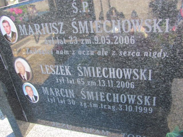 Leszek Stanisław Śmiechowski 1941 Chobrzany - Grobonet - Wyszukiwarka osób pochowanych
