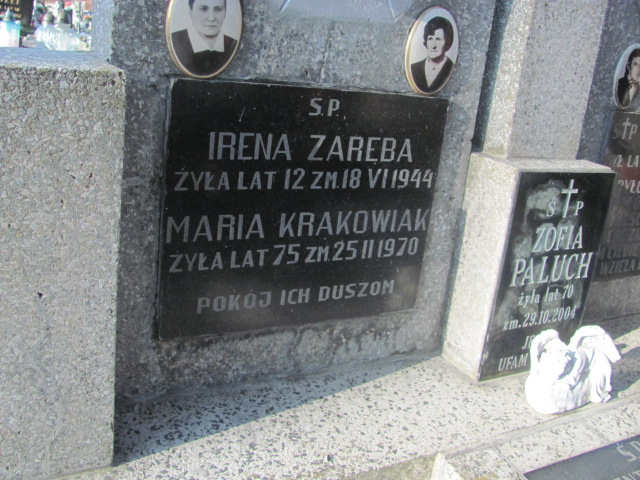 Maria Krakowiak 1909 Chobrzany - Grobonet - Wyszukiwarka osób pochowanych