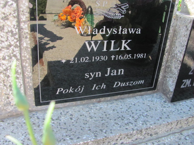 Władysława Wilk 1930 Chobrzany - Grobonet - Wyszukiwarka osób pochowanych